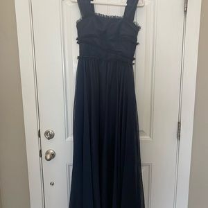Monique Lhuillier Size 8 Navy Blue dress